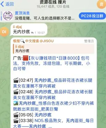 telegram搜片机器人，电报搜索群频道