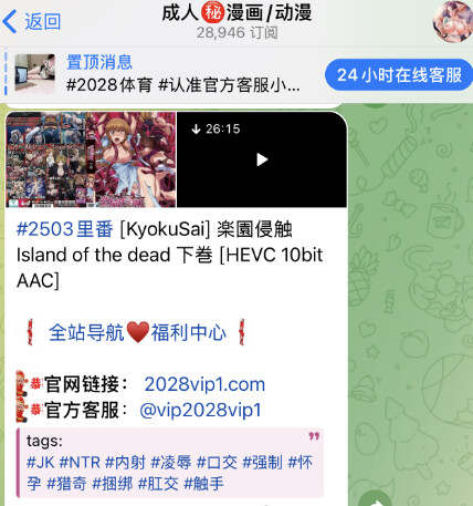 telegram漫画群，成人漫画资源