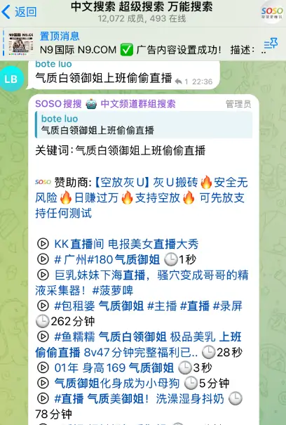电报群组搜索，中文搜索超级搜索
